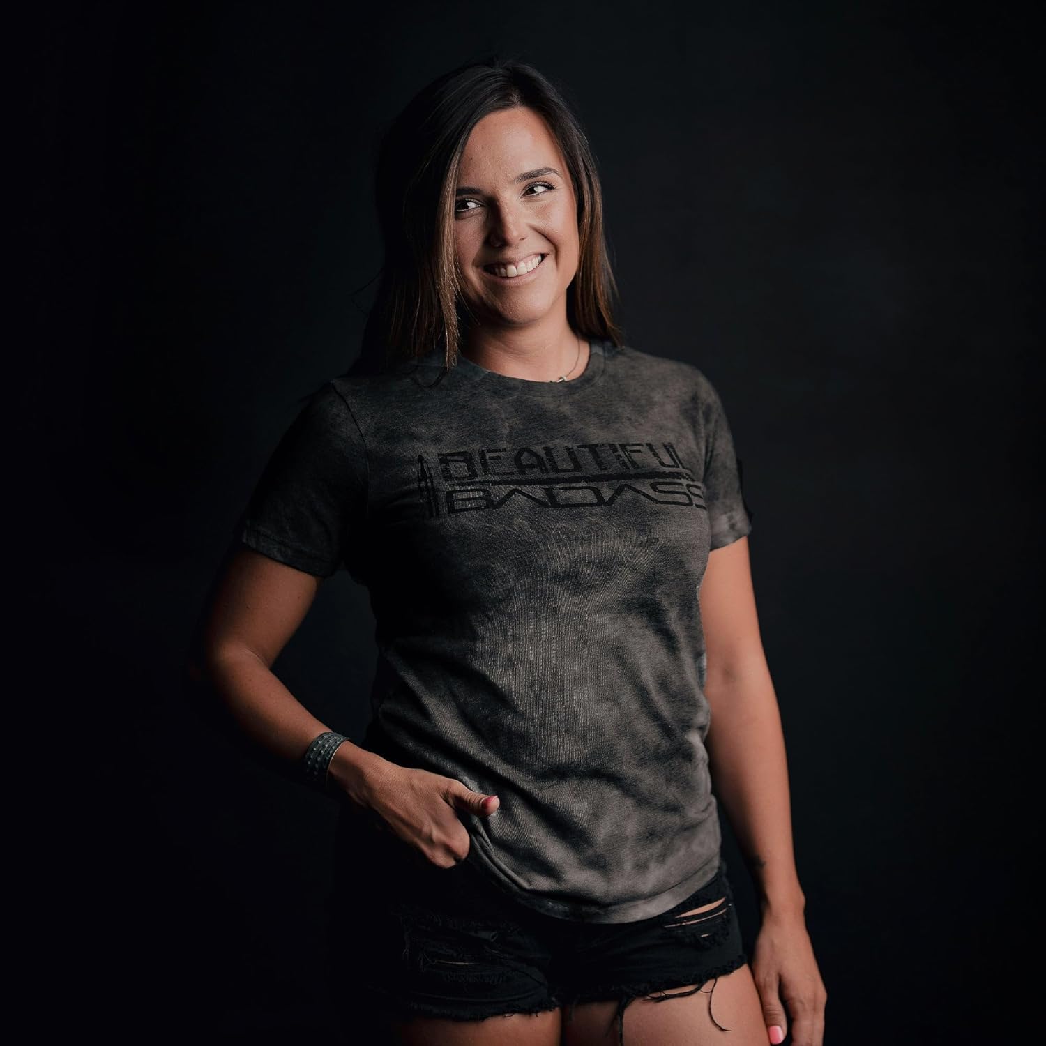 Grunt Style Beautiful Badass Women's T-Shirt - Image 4