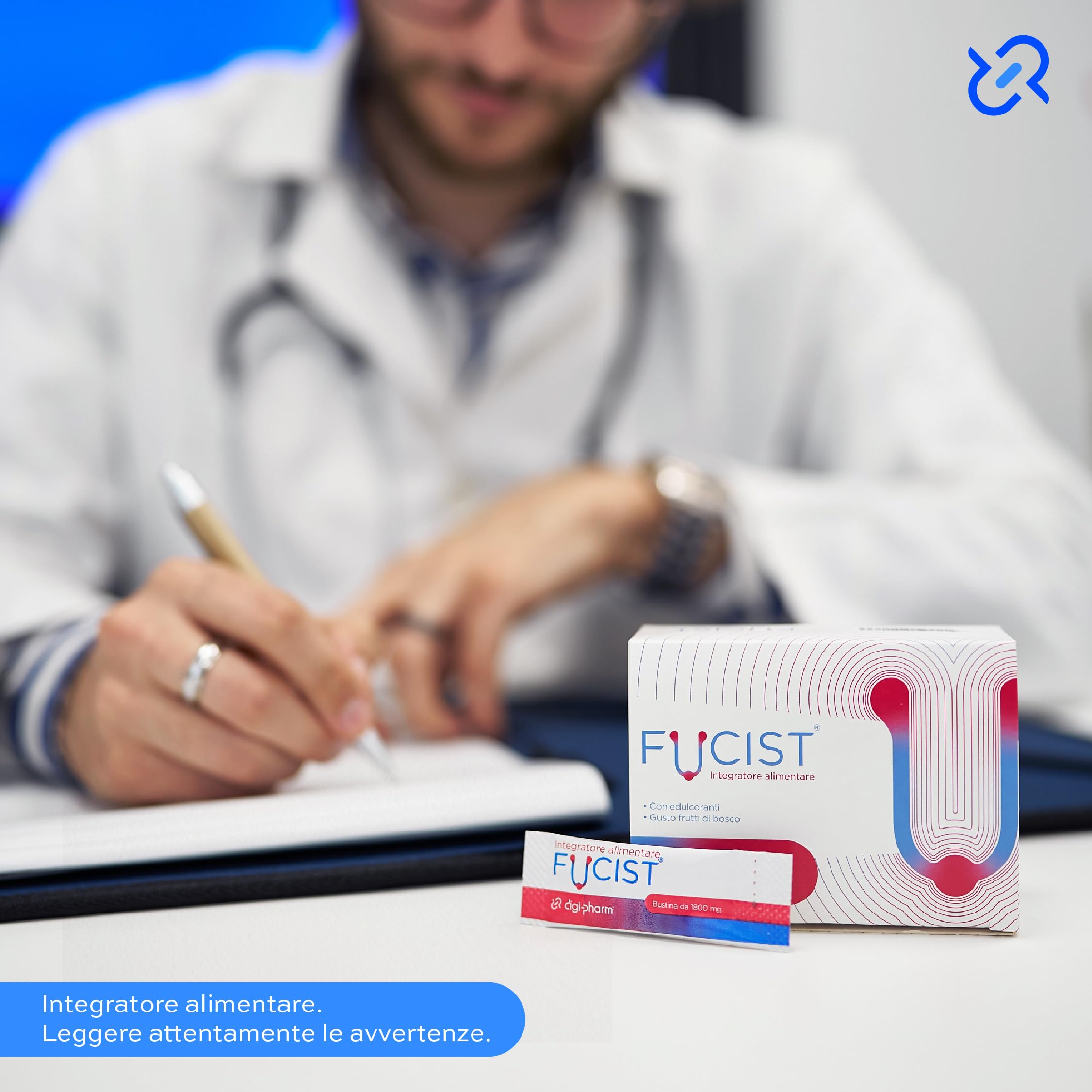 FUCIST Integratore Vie Urinarie con D-Mannosio 1000 Mg, Mirtillo Rosso e PEA Palmitoiletanolamide, Alta concentrazione per Candida Cistite in Stick Orosolubili pronti all'uso