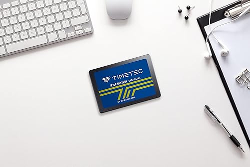 Miniatura 4 de Timetec 256GB SSD NAND 3D SATA III de 6 Gb/s de 2.5 pulgadas 7 mm (0.28") Velocidad de lectura de hasta 550 MB/s Aumento de rendimiento de caché SLC