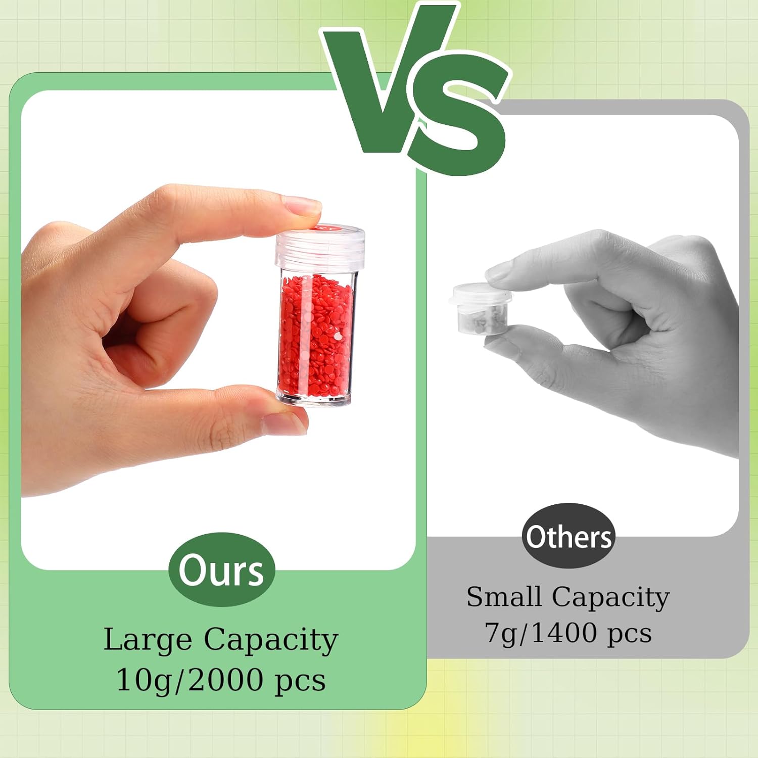 Willinglong 4 Tier Diamond Painting Storage Containers with 208 Grids Diamond Art Storage Bead Organizer Painting Accessories DIY Art Jewelry Craft