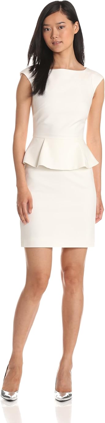 White Peplum Dress Amazon