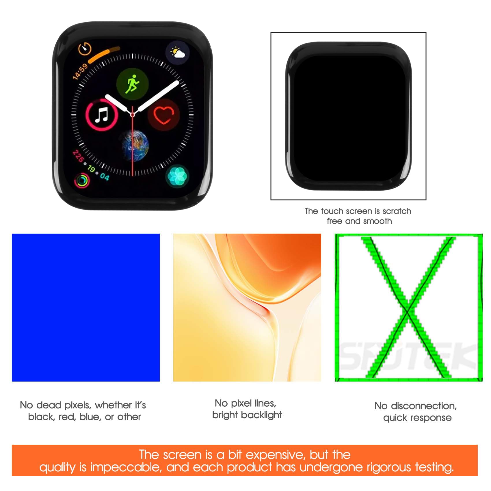 Amazon.com: for Apple Watch Series 4 44MM Screen Replacement for