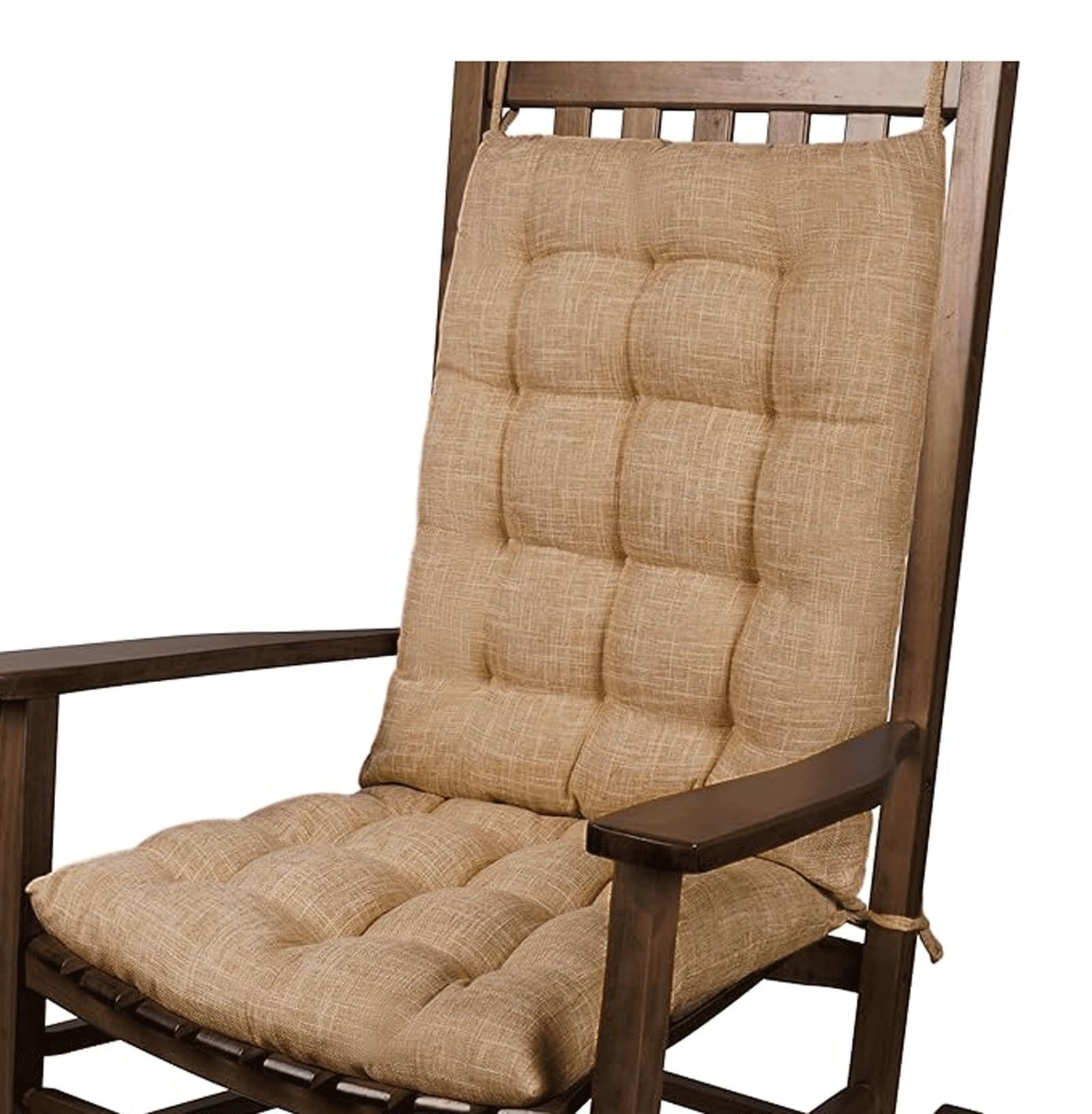 Coussin de chaise de jardin lavable 48x150cm avec housse amovible pour terrasse et intérieur