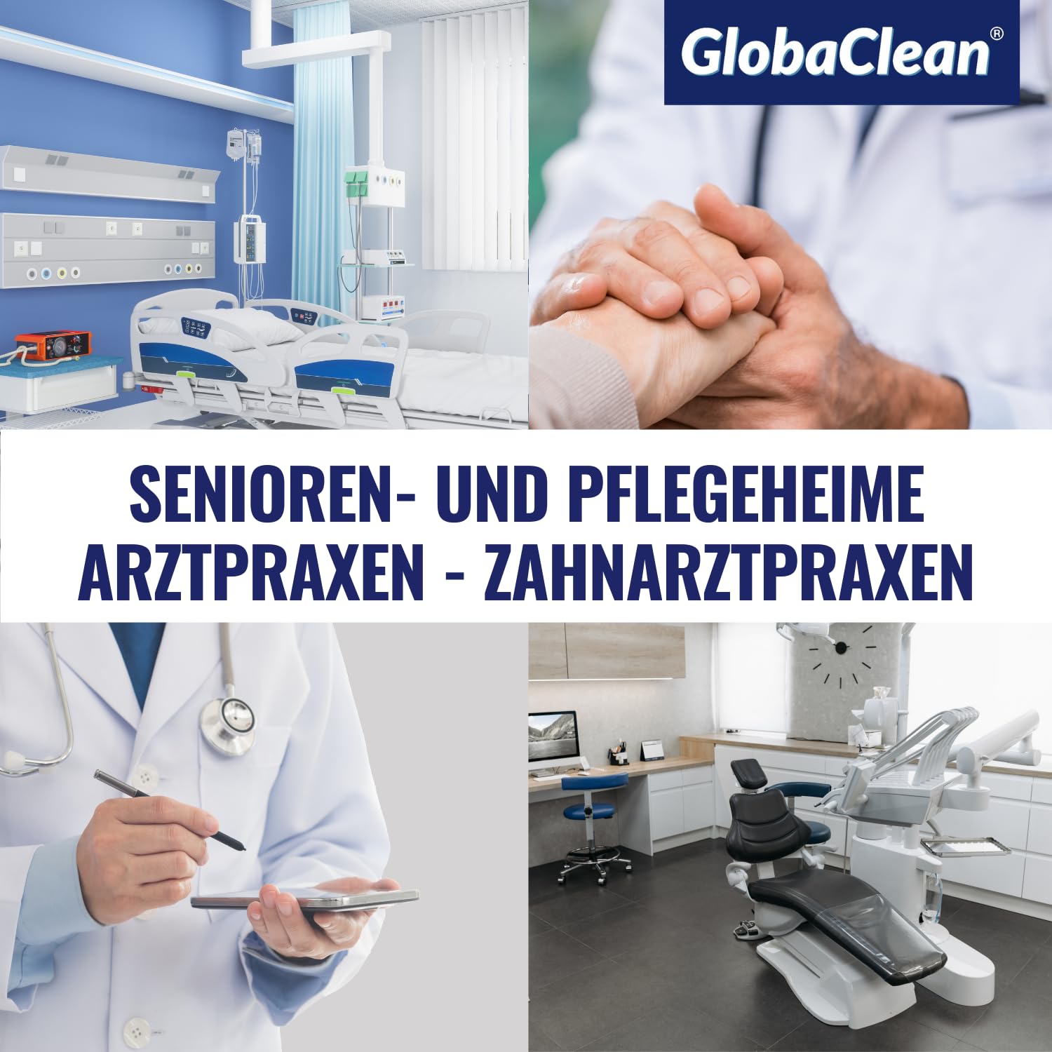 2 x Desinfektionstücher Eimer 5%-Lösung, Spendereimer inkl. 90 XXL Vlies-Tücher getränkt in Flächen-Desinfektionsmittel, Reinigungstücher wirksam gegen Bakterien, Viren & Keime Made in Germany
