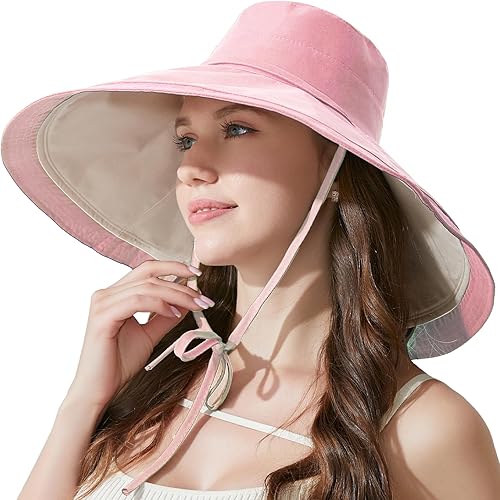 KEYDUACU Sombreros de ala ancha para mujer, sombrero de playa plegable de doble cara, sombrero de jardinerĂa, sombrero de viaje, sombrero de KEYDUACU Sombreros de ala ancha para mujer, sombrero de playa plegable de doble cara, sombrero de jardinerĂa, sombrero de viaje, sombrero de