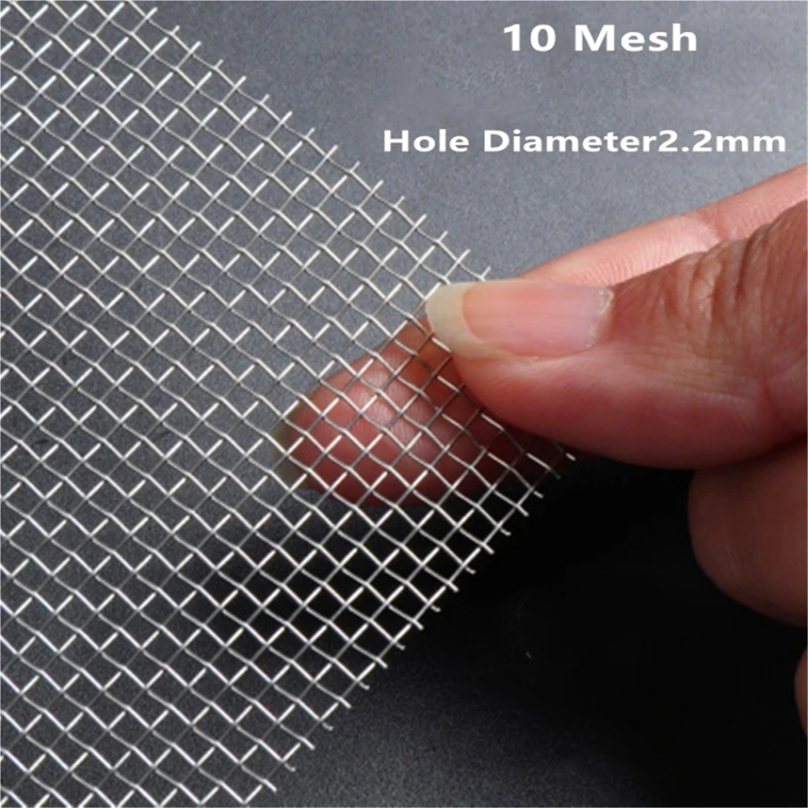 Sito do mąki 4-500 oczek, wszystkie rozmiary 304 stal nierdzewna filtr siatka druciana tkana płyta sitowa sito pieczenia(10 Mesh 2200micron,30cm by 1meter)