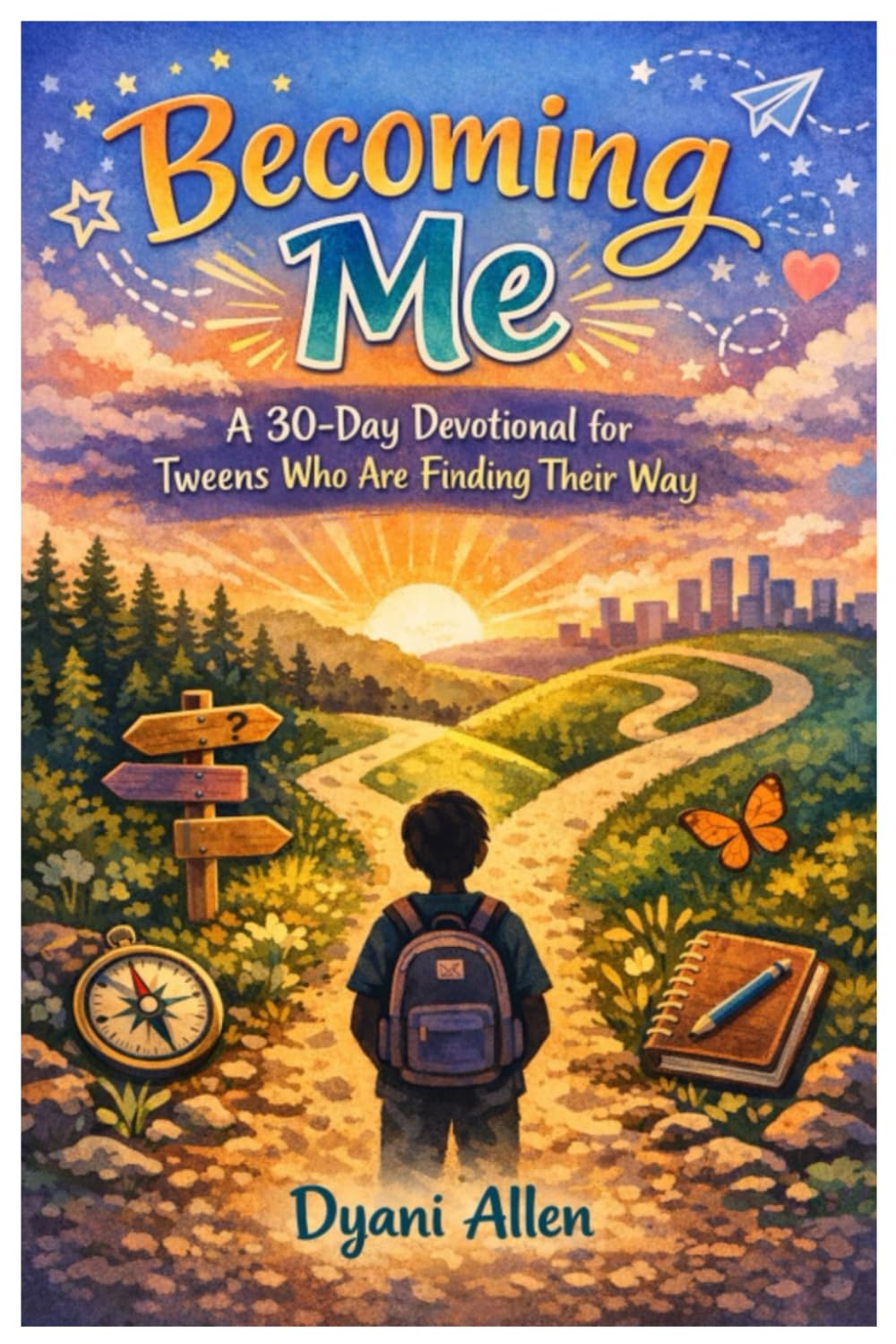 Becoming Me: A 30-Day Devotional for Tweens Who Are Finding Their Way