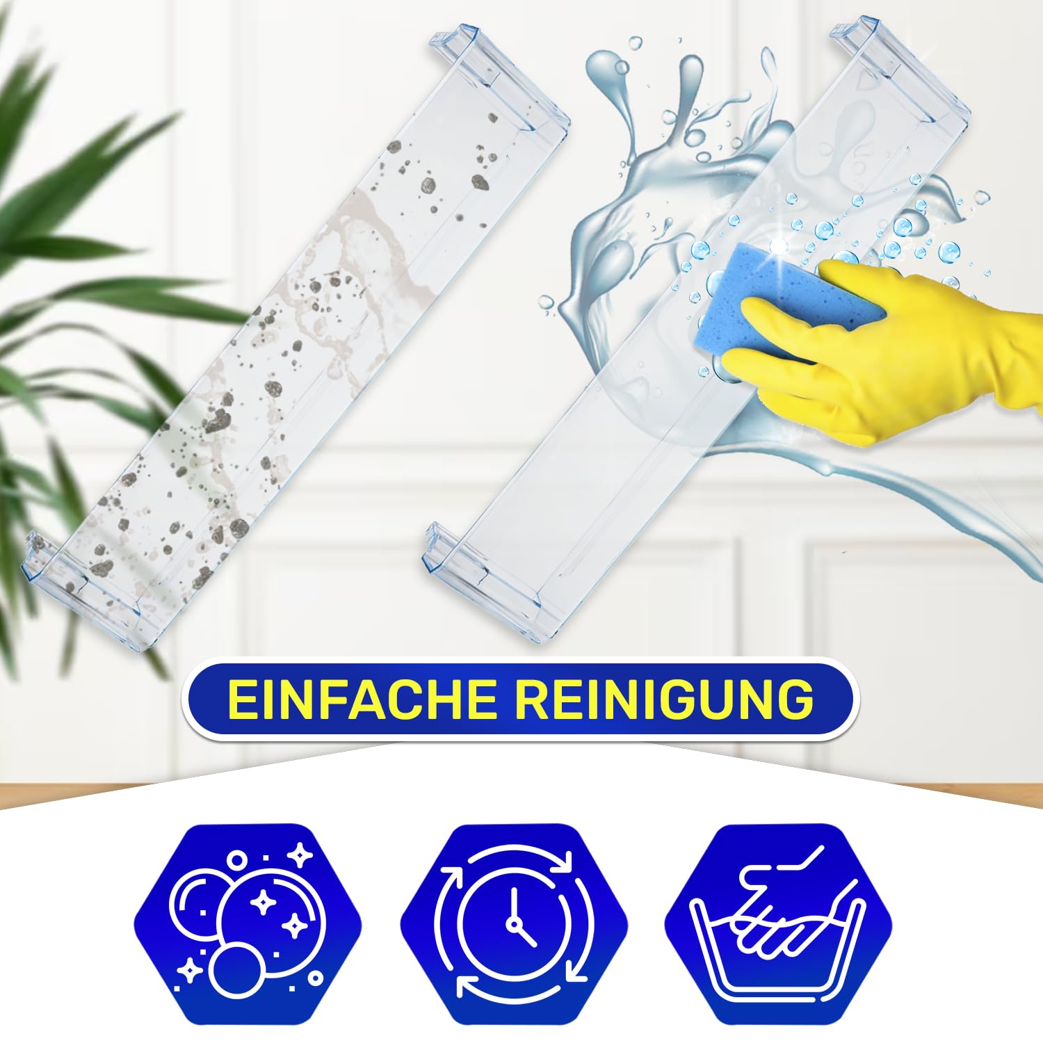 Kühlschrank Flaschenhalter 432x85 mm mit dem Originalcode 1022439 1033020 für Amica - Garantie 10 Jahre - MONTERAL
