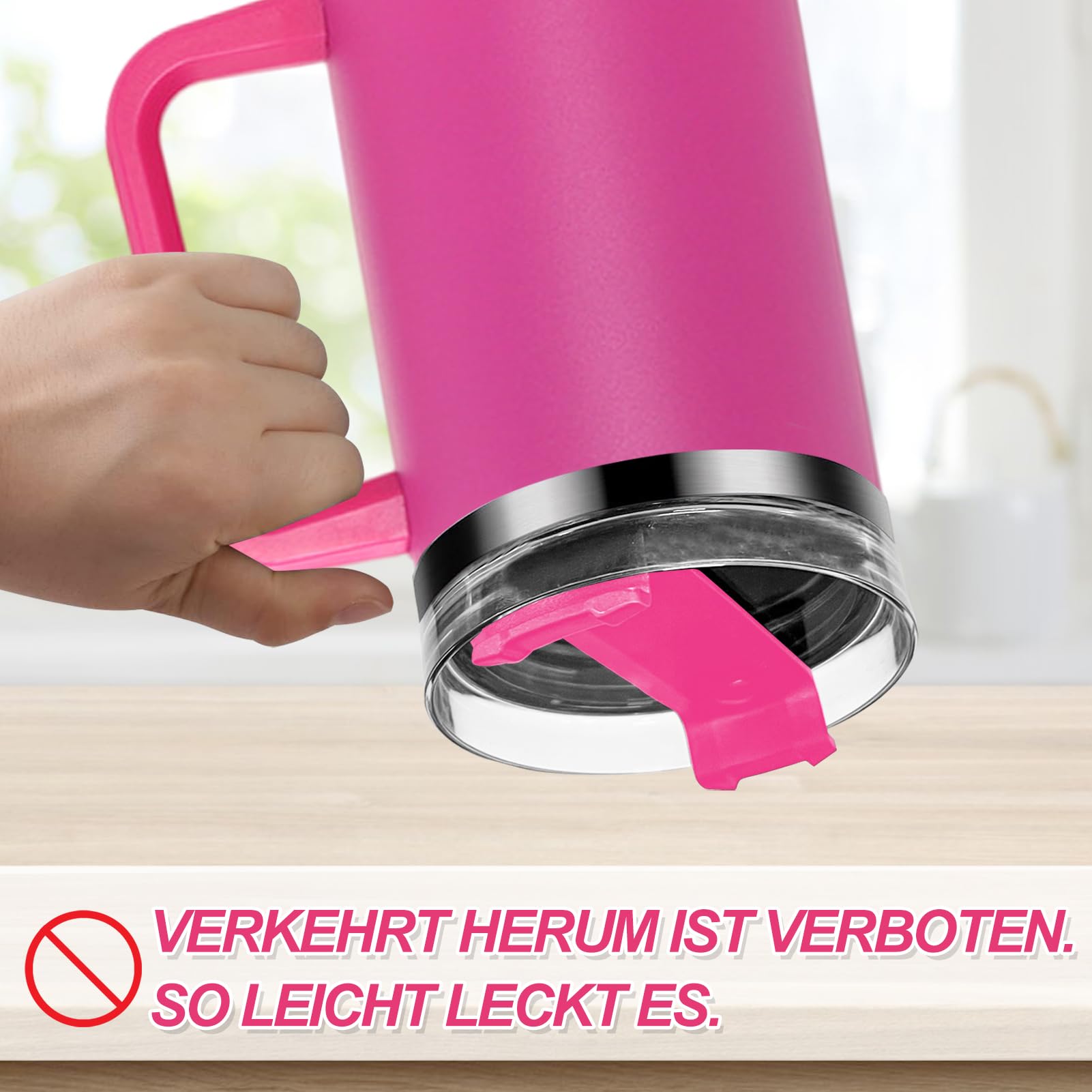 Geïsoleerde Beker Met Deksel En Rietje | Herbruikbare Roestvrijstalen Reismok 710ml Zeeglas