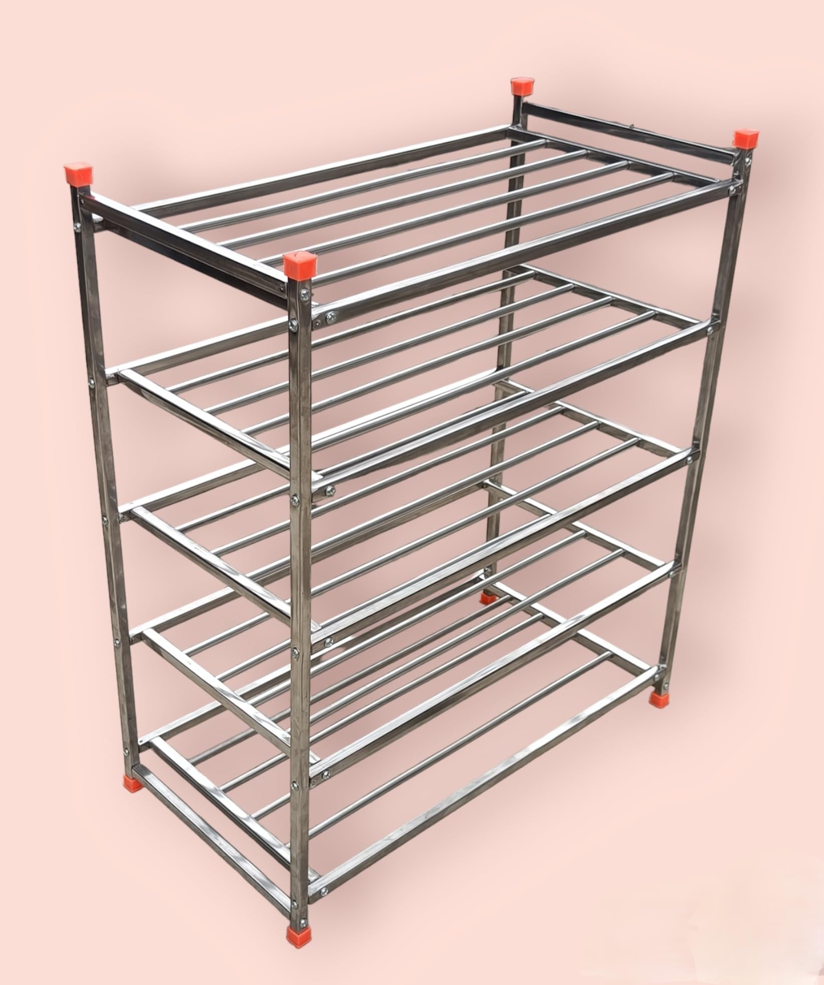 Stainless Steel Shoe Rack, Multipurpose Rack, Multilayer (5 Big Shelf ...