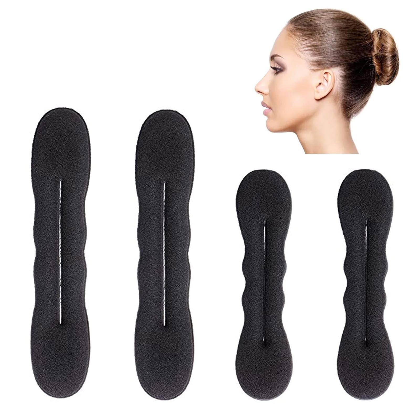 4PCS Hair Bun Maker, Magic Sponge Lazy Curling Tool,Foam Sponge updo Accessories,Girl updo styling accessories