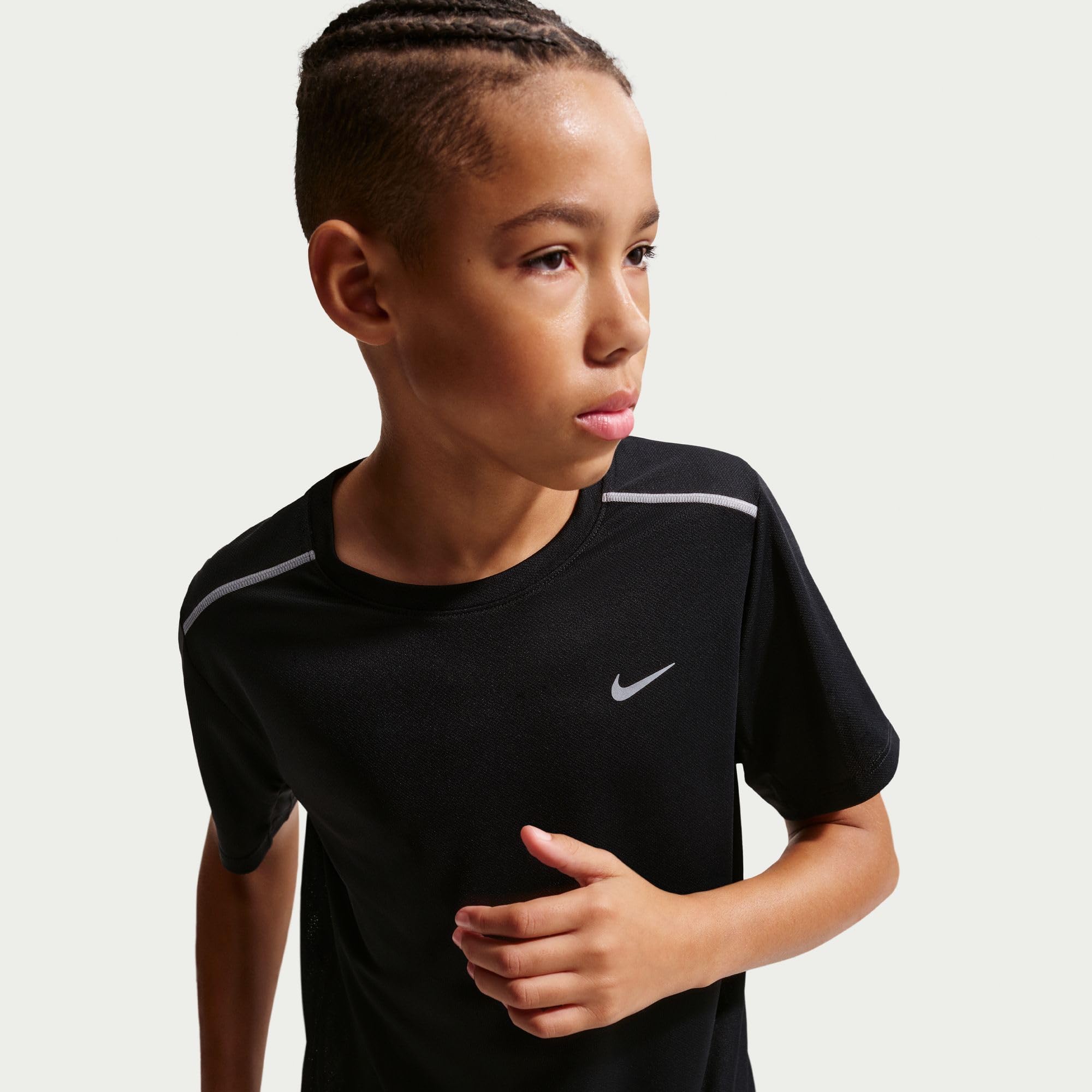 Nike K NK DF Miler SS Top Short-Sleeved Shirt Garçon (Lot de 1)