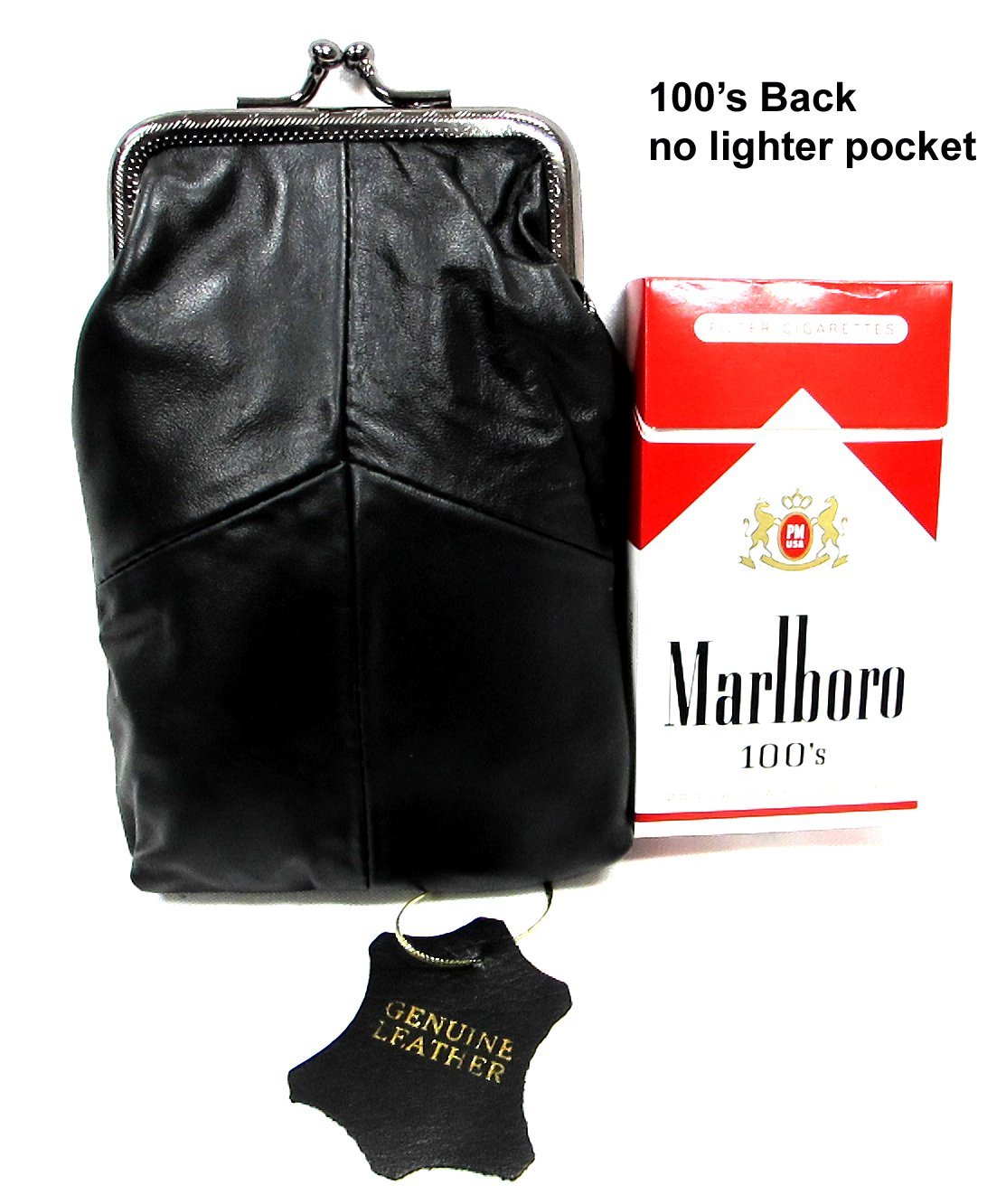 Amazon.com: 2pc Set Soft Leather Cigarette Case 100s+120s
