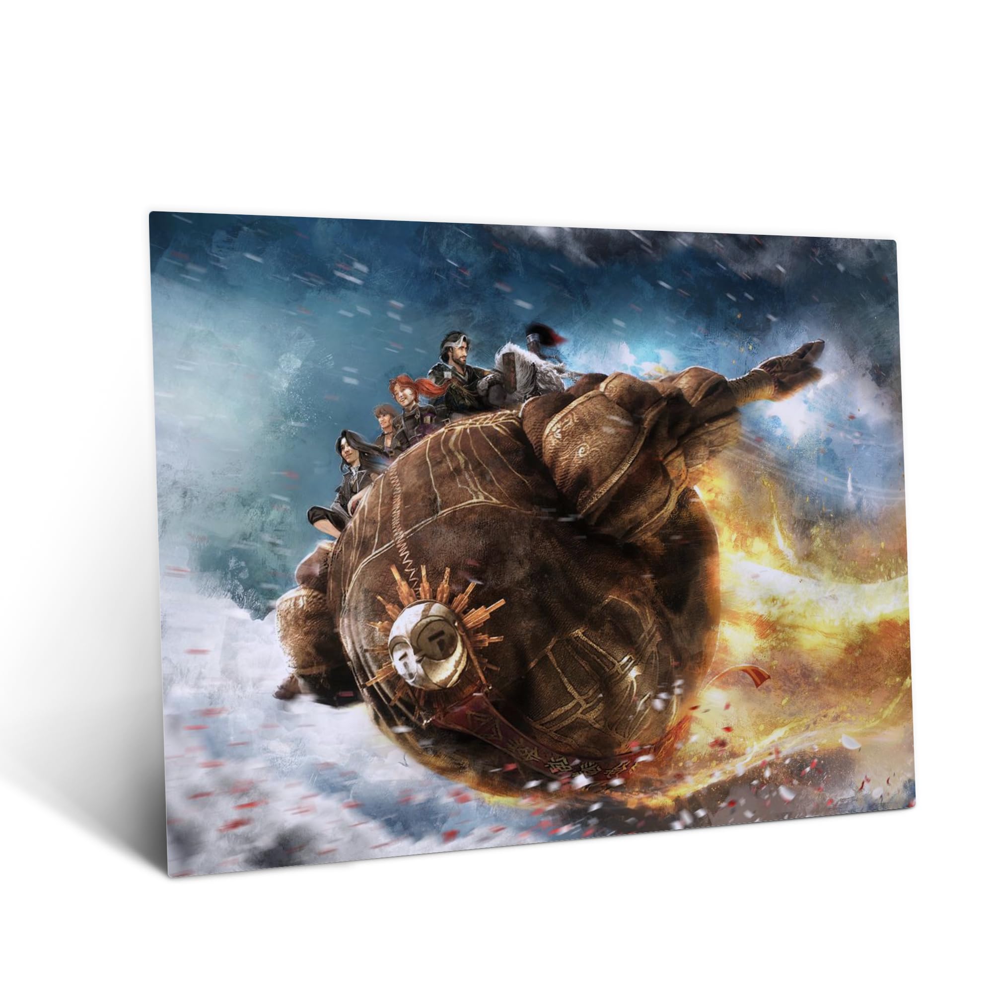 Displate Officiel Clair Obscur: Expedition 33 Poster - Flying on Esquie - Métallique Fixation Magnétique Licence Officielle Image Affiche de Haute Qualité 67.5 cm x 48 cm