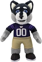 Washington Huskies Harry The Husky 10" Mascot Plush Figures - A Mascot for Play or Display
