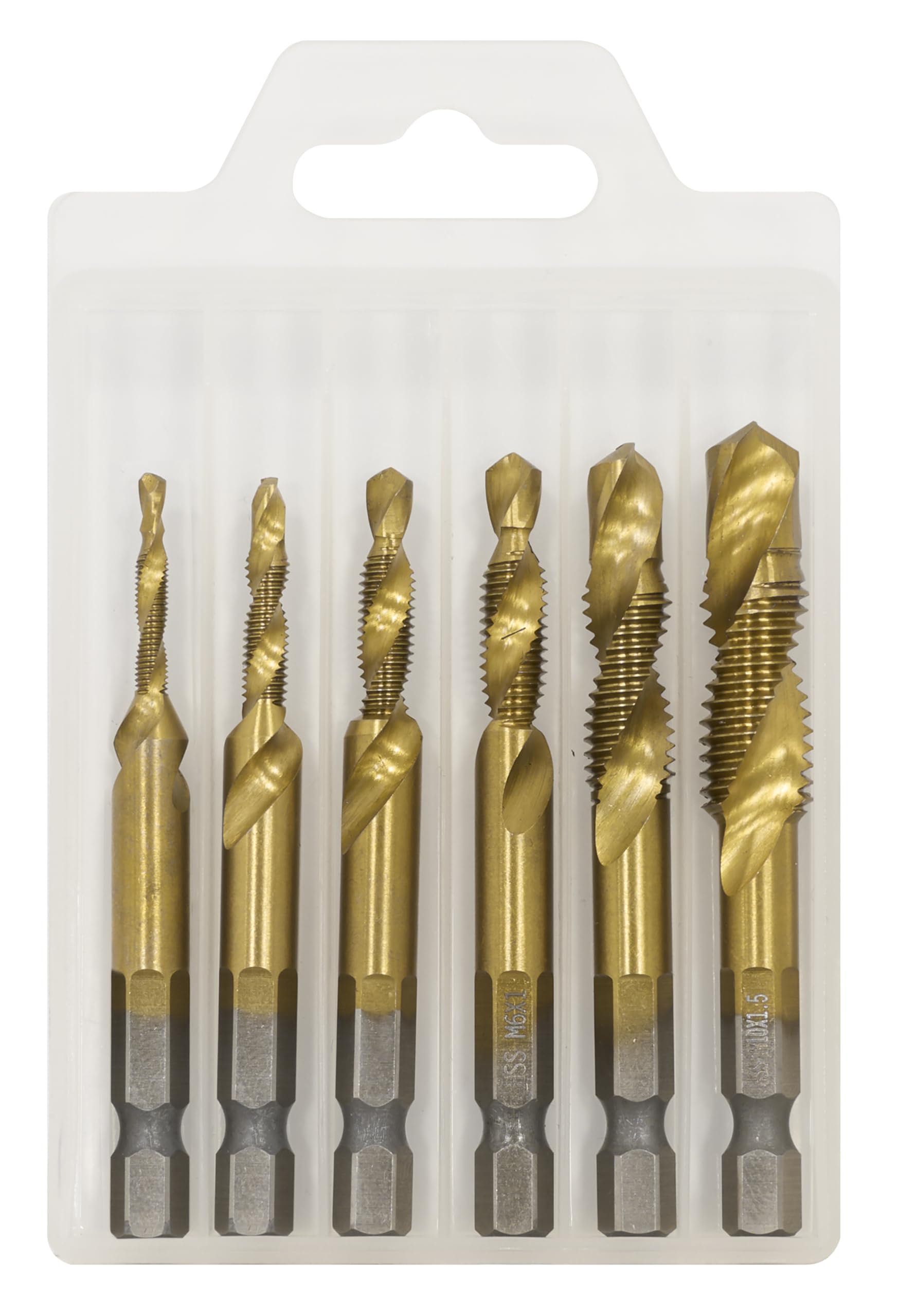 Sealey Combination Drill & Tap Bit Set 6pc - AK3025 - Image 3