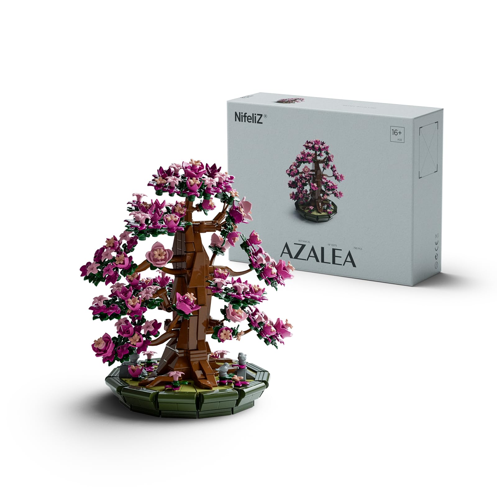 Nifeliz Azaleen Bonsai Baum Klemmbausteine, NF10375