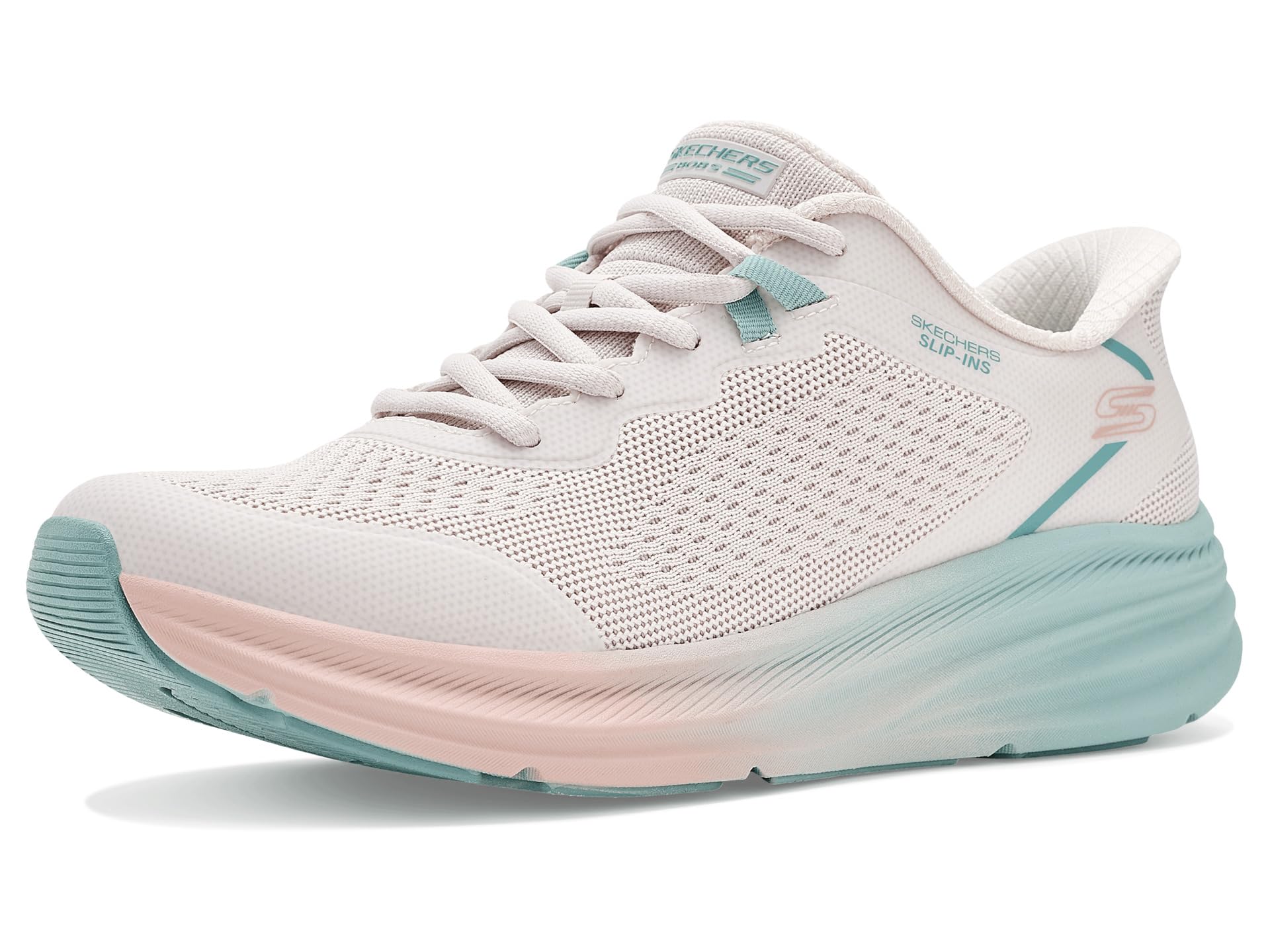Skechers Women's White Slip-Ins: Bobs Skillz - Too Essential Sneaker In Size 3.5 | Textile/Synthetic, Vegan, Machine Washable