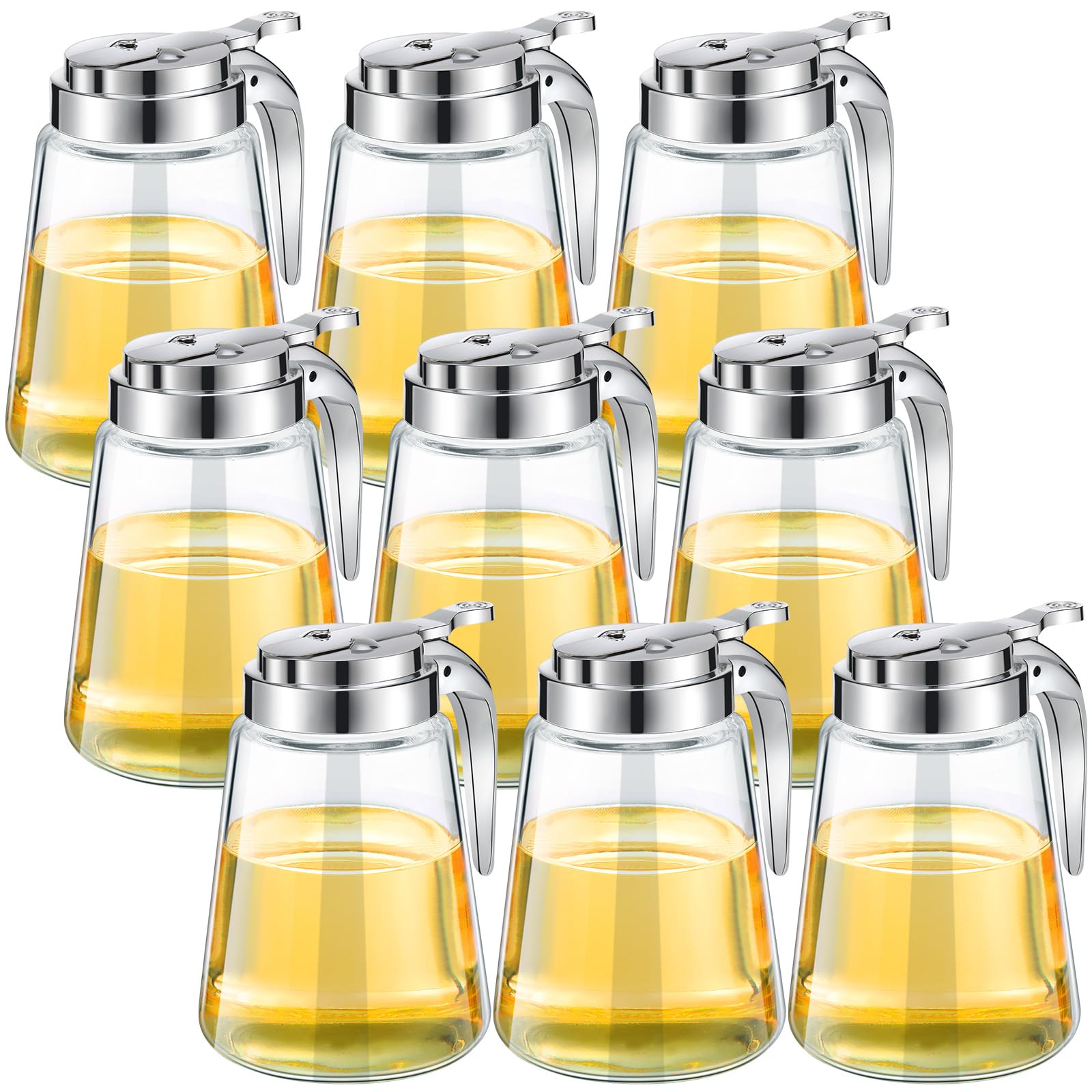 Photo 1 of Mimorou Glass Syrup Dispenser Bottle with Retracting Spout Lid