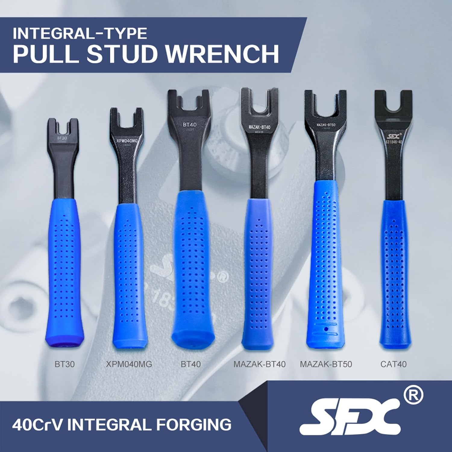 ZAC CAT40/CAT50/ BT- CAT40/ Mazak-BT40 Pull Stud Wrench (CAT40 Spanner)