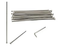 Vista 265 de iexcell 25 piezas M4 x 60/65/70/75/3.150 in paso de rosca 0.028 in acero inoxidable 304 cabeza hexagonal Tornillos Tornillos surtido Kit