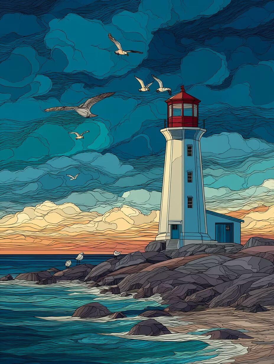 Puzzle dla dorosłych 2000, Lighthouse Coast, Classic YHPGL0-192