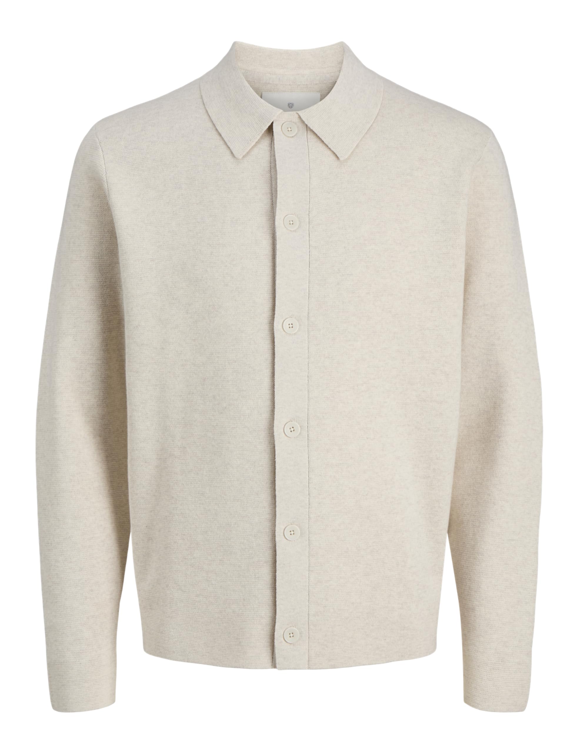 JACK & JONES Jprccmilano Spring Knit Cardigan Sn, Cloud Dancer, S
