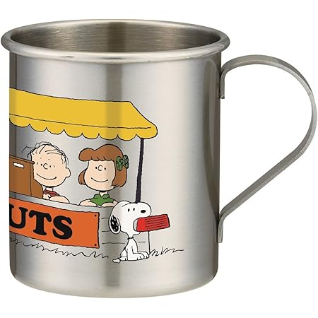 Amazon Co Jp スケーター 一層 ステンレス マグカップ 300ml スヌーピー Peanuts Sstmg3 ホーム キッチン