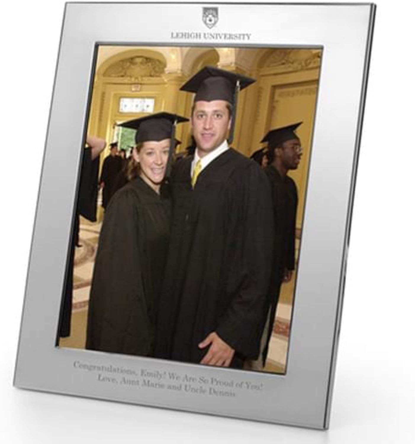 M. LA HART Lehigh Polished Pewter 8x10 Picture Frame