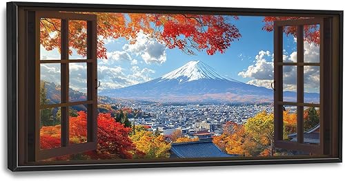 Miniatura 46 de Arte de pared con vino, cuadros rústicos de uvas y vino tinto, pinturas de paisaje de la Toscana retro en lienzo, gran obra de arte enmarcada para