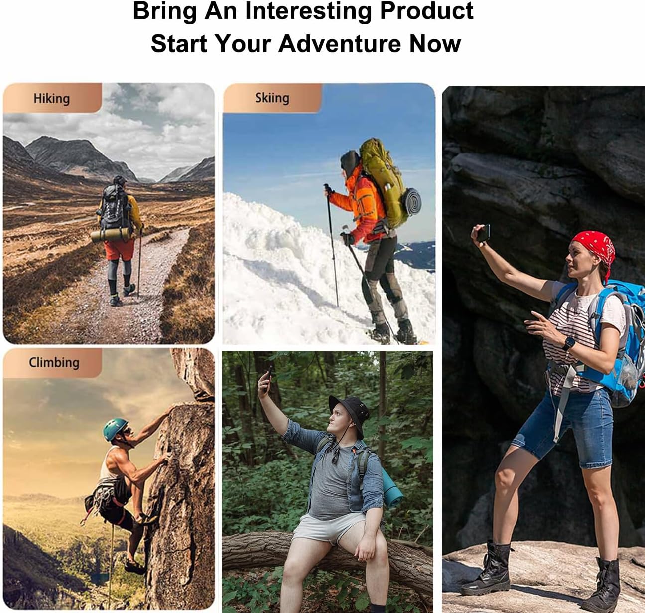 Detachable Cellphone Holder for Backpack Strap,Shoulder Strap Mounts for All Series of iPhone,Fit Hiking/Climbing - Image 7