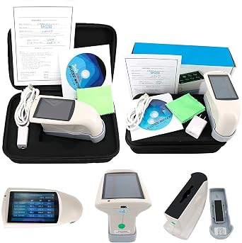 20 60 85 Degree Tri-Angle Gloss Meter Tester TFT Color Capacitive Touch Screen Display with Three Angle Glossmeter Free QC Software Data Hold Function