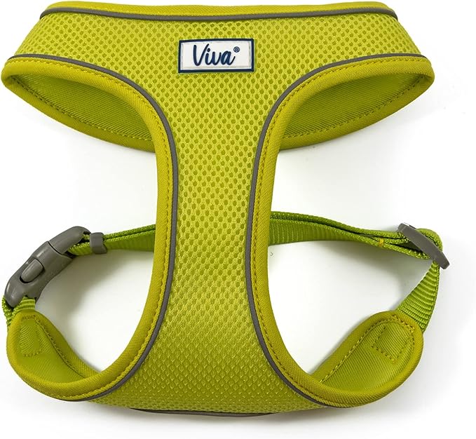 Ancol Viva Lightweight Breathable Comfort Mesh Dog Harness Lime Size