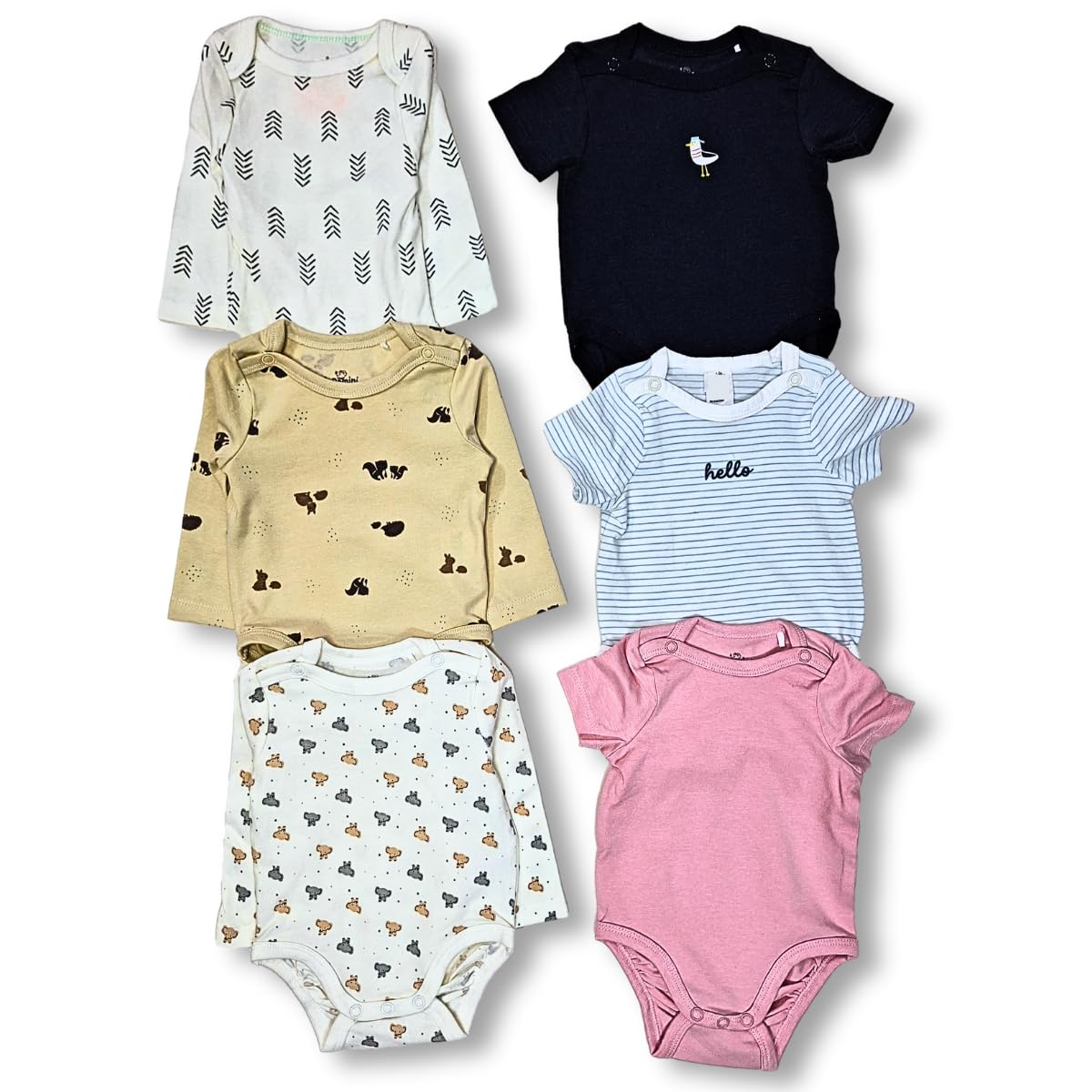 TuddyBuddy100% Cotton Multi Color Tops/Rompers/Bodysuits for Baby Boy & Baby Girl