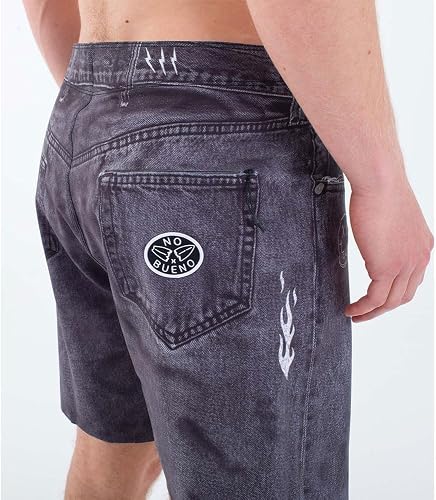 Hurley Phntm Eco Denim Bdst 18 Board Shorts, Black, 40 Men's - 5