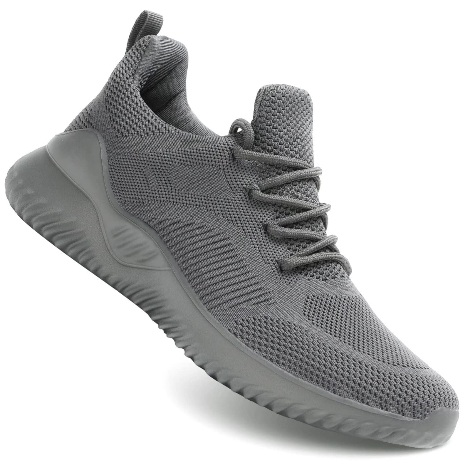 Men's Non Slip Running Shoes Ultra Light Breathable Casual Walking Shoes Fashion Sneakers Mesh Workout Sports Shoes