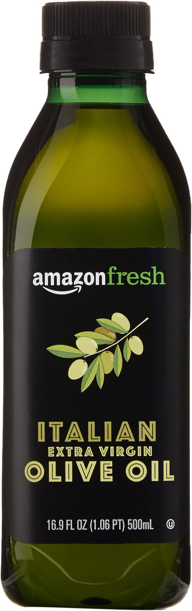 Amazon Fresh, Italian Extra Virgin Olive Oil, First Cold Pressed, 16.9 Fl Oz