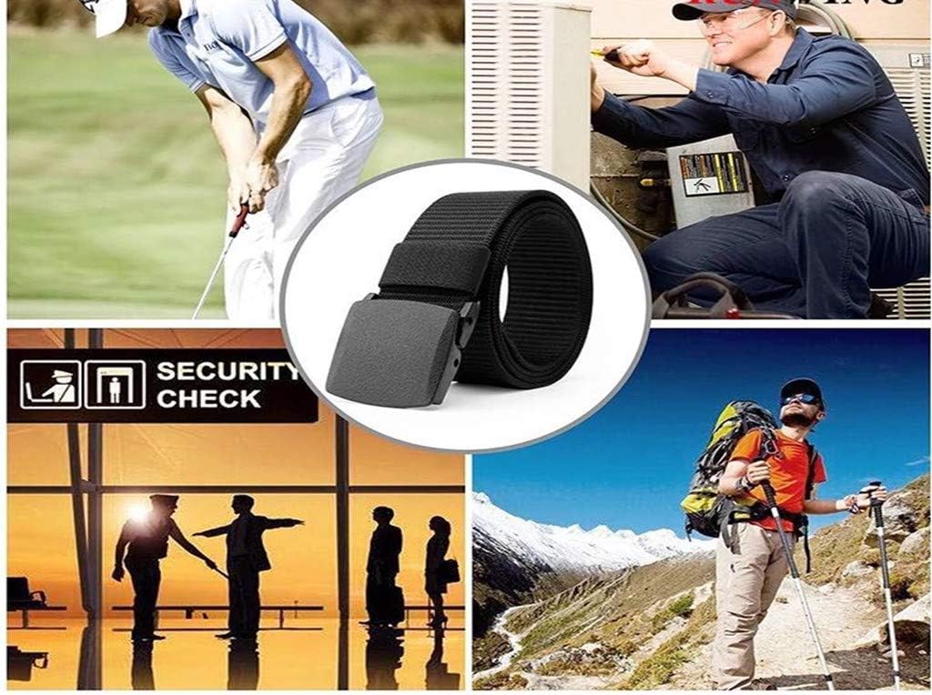 Fierce Military Nylon Style Belt,Tactical Belt, Riggers Belts for Men andWomen, 1.5Inch No Holes Quick Release Heavy Duty Tactical Belt for Men and Women Belt for Cargo Pants 3Pack - Image 9