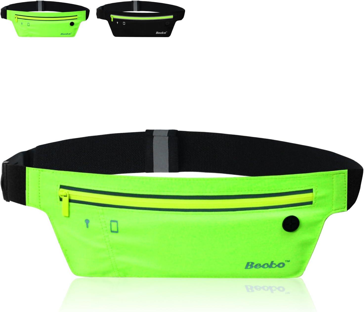 Becko Lightweight & Durable Waterproof Bag / Running Belts / Runners Belt / Race Belt - Fitness Workout Belt for Both Men and Women - Fit for iPhone, HTC, Samsung, Motorola, BlackBerry and Most Smartphones - Waist Pack Belt / Runners Belt Waist Pouch / Sport Running Waist Bag / Runner's Waist Pack Protects items during Workouts, Cycling, Hiking, Walking, Running, Sports, Leisure and All Outdoor Activities