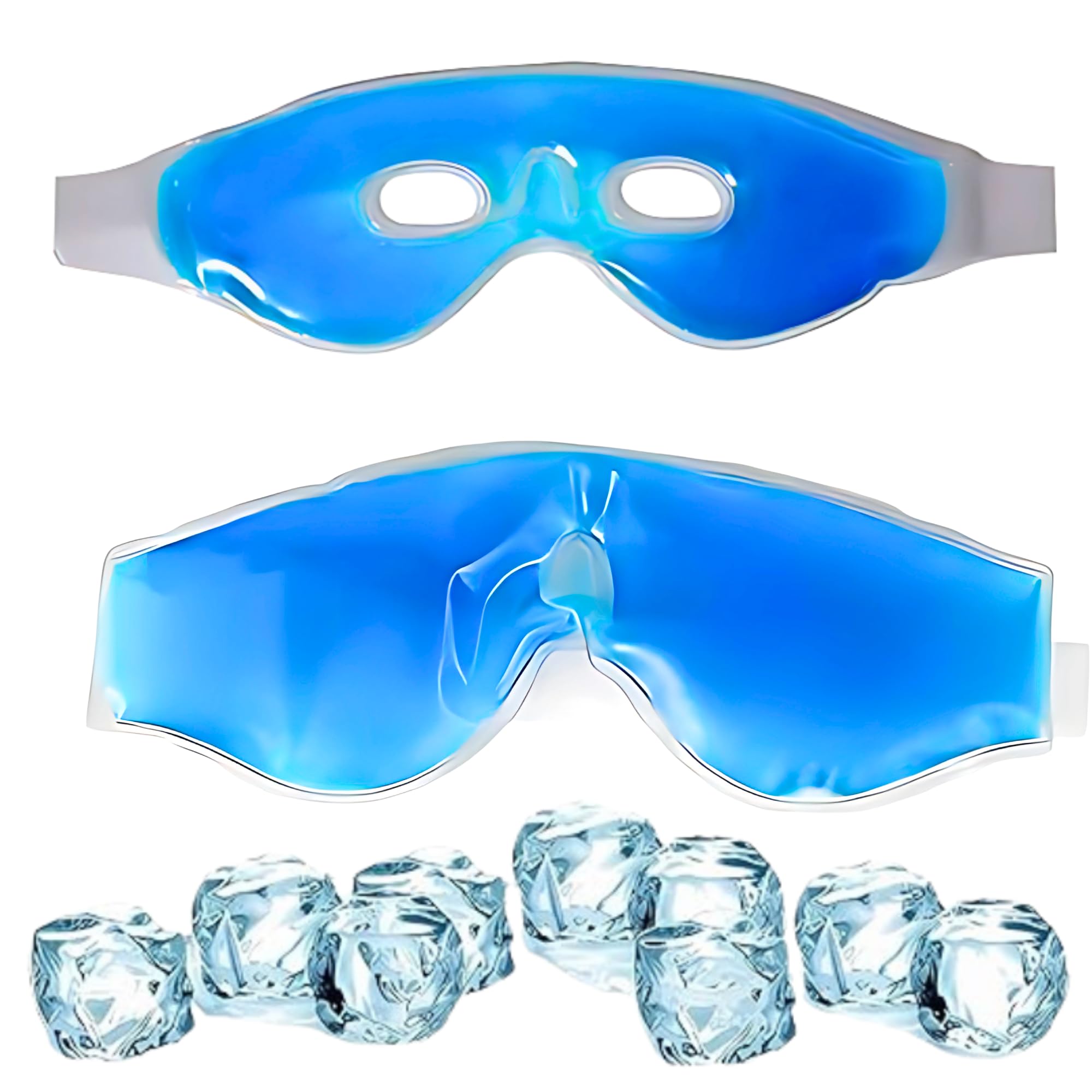 Kostech Combo Cooling Gel Eye Mask With Two Different Eye Mask (Set of 2)