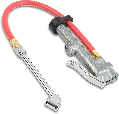 OEMTOOLS 25864 Medidor de inflado de neumáticos de doble cabezal, hasta 120 PSI con boquilla de manguera de aire de 15 pulgadas para compresor, OEMTOOLS 25864 Medidor de inflado de neumáticos de doble cabezal, hasta 120 PSI con boquilla de manguera de aire de 15 pulgadas para compresor,