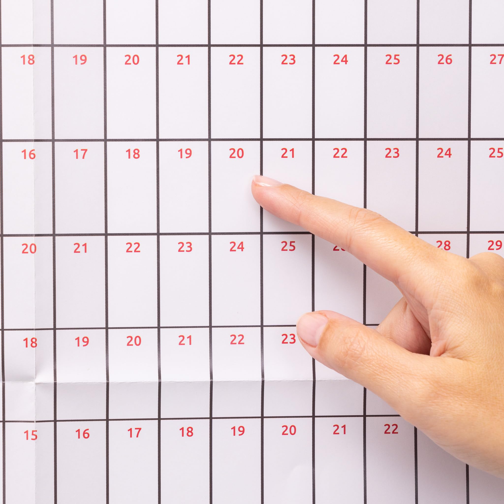 Calendario planificador de pared 2026, tamaño A1 (84 cm x 59 cm), calendario de vista anual para casa, oficina, trabajo, año completo (rojo)