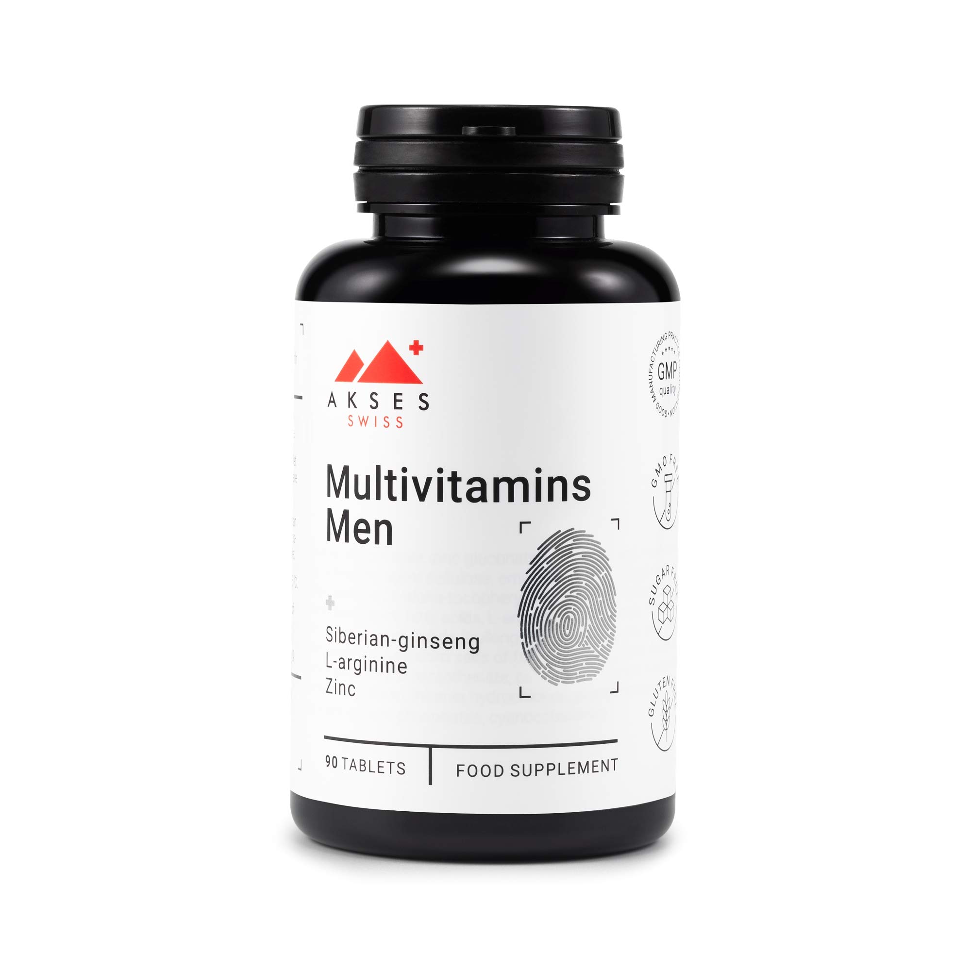 Buy Men's Daily Multivitamin Supplement for Energy Boost & Immune Support I 90 Vegan Tablets I