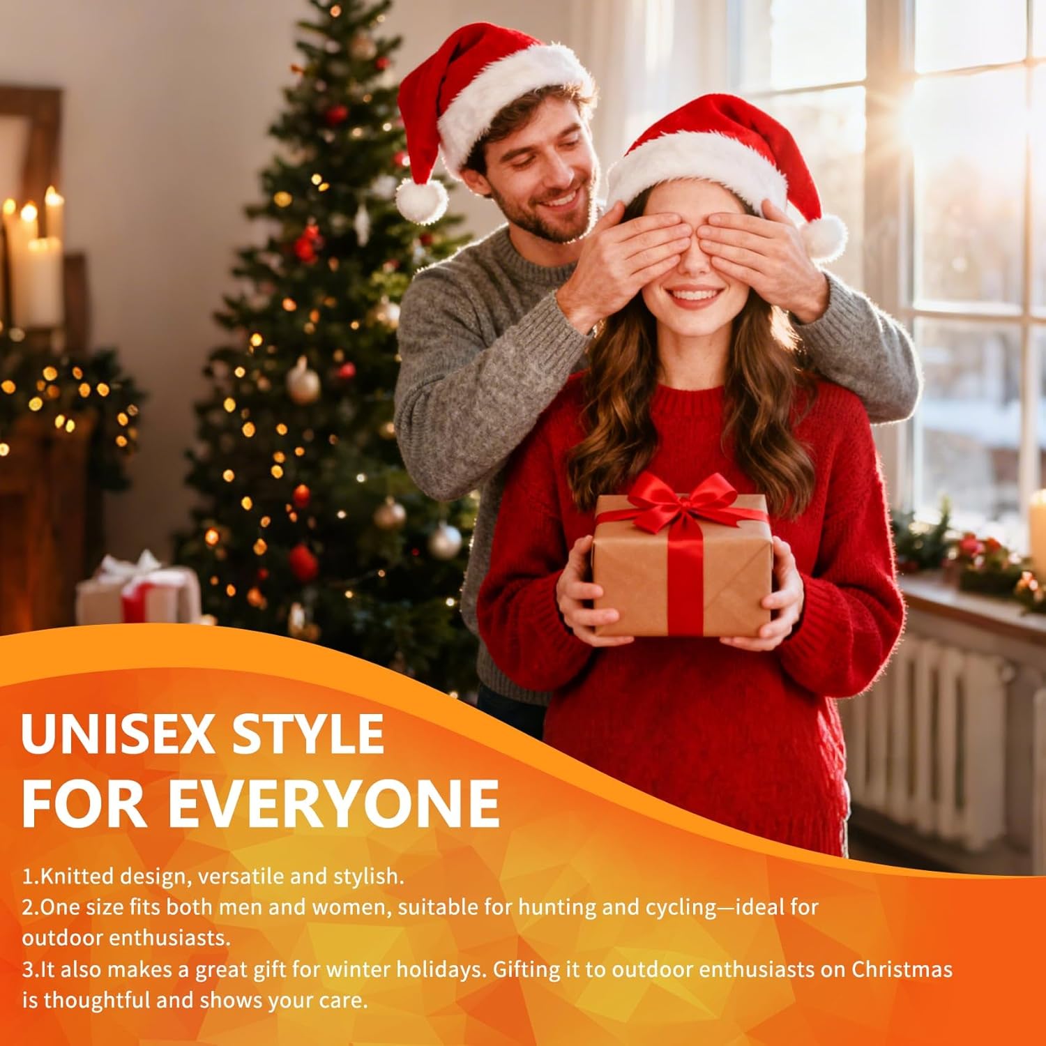 Heated Hat Men Women Beanie - USB Winter Warming Heat Hat for Cold Morning No Power Supply Included Not Rechargeable - Image 7