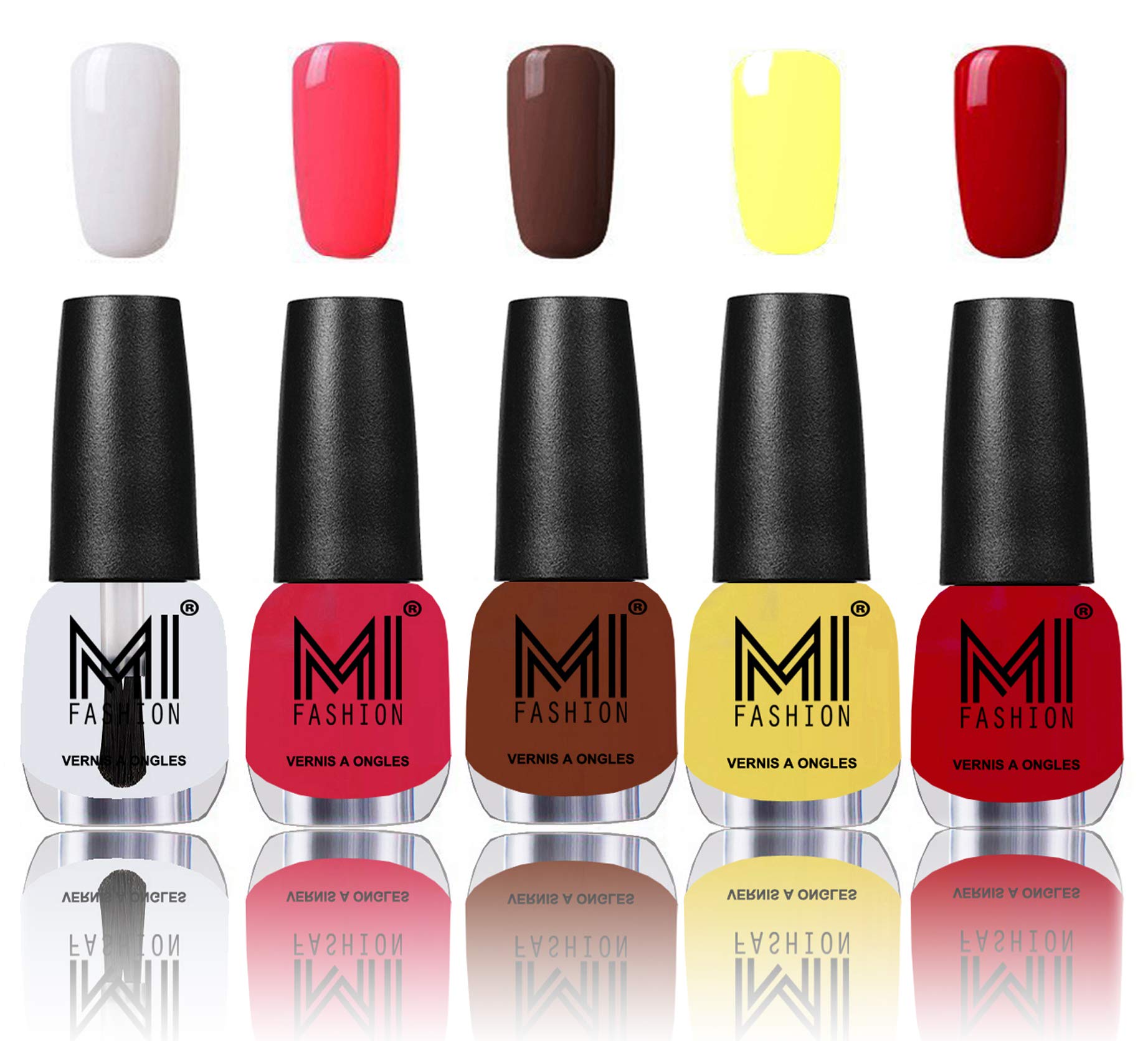 Crystal Clear,Carrot Red,Olive Brown,Pastel Yellow and Sinfully Red-image-42
