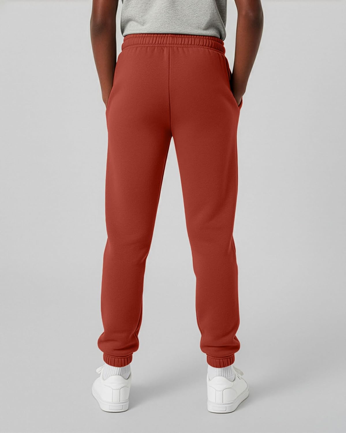 Real Essentials 3 Pack: Boys' Fleece Athletic Jogger Sweatpants - Kids Teens Active Athletic Pants with Pockets (Size 6-20) - Image 6