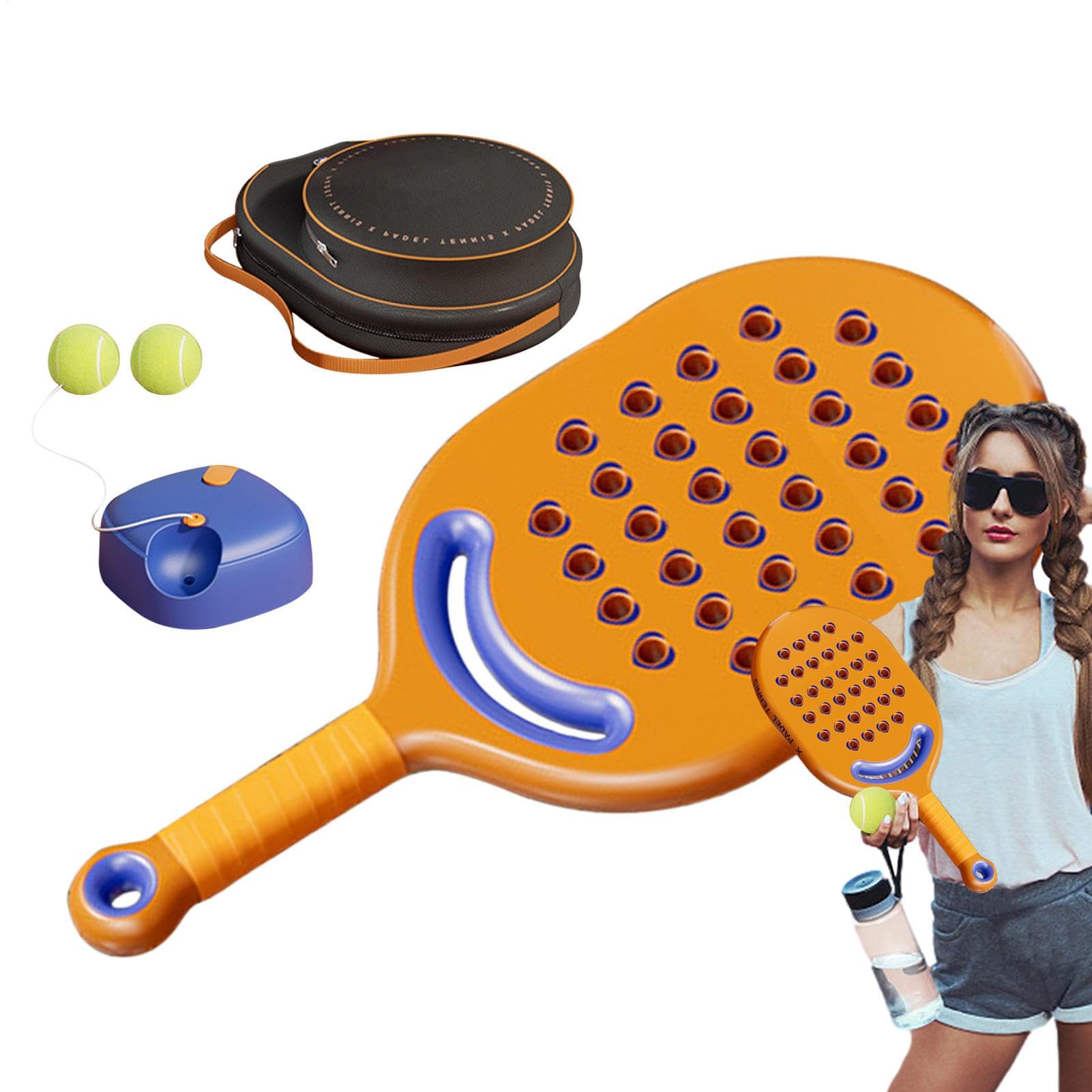Pelota para entrenador de Tenis, entrenador de Tenis - Solo Tenis Practice Trainer Pelota con Cuerda | Herramientas de entrenamiento de equipo de Práctica de Tenis para Adultos principiantes
