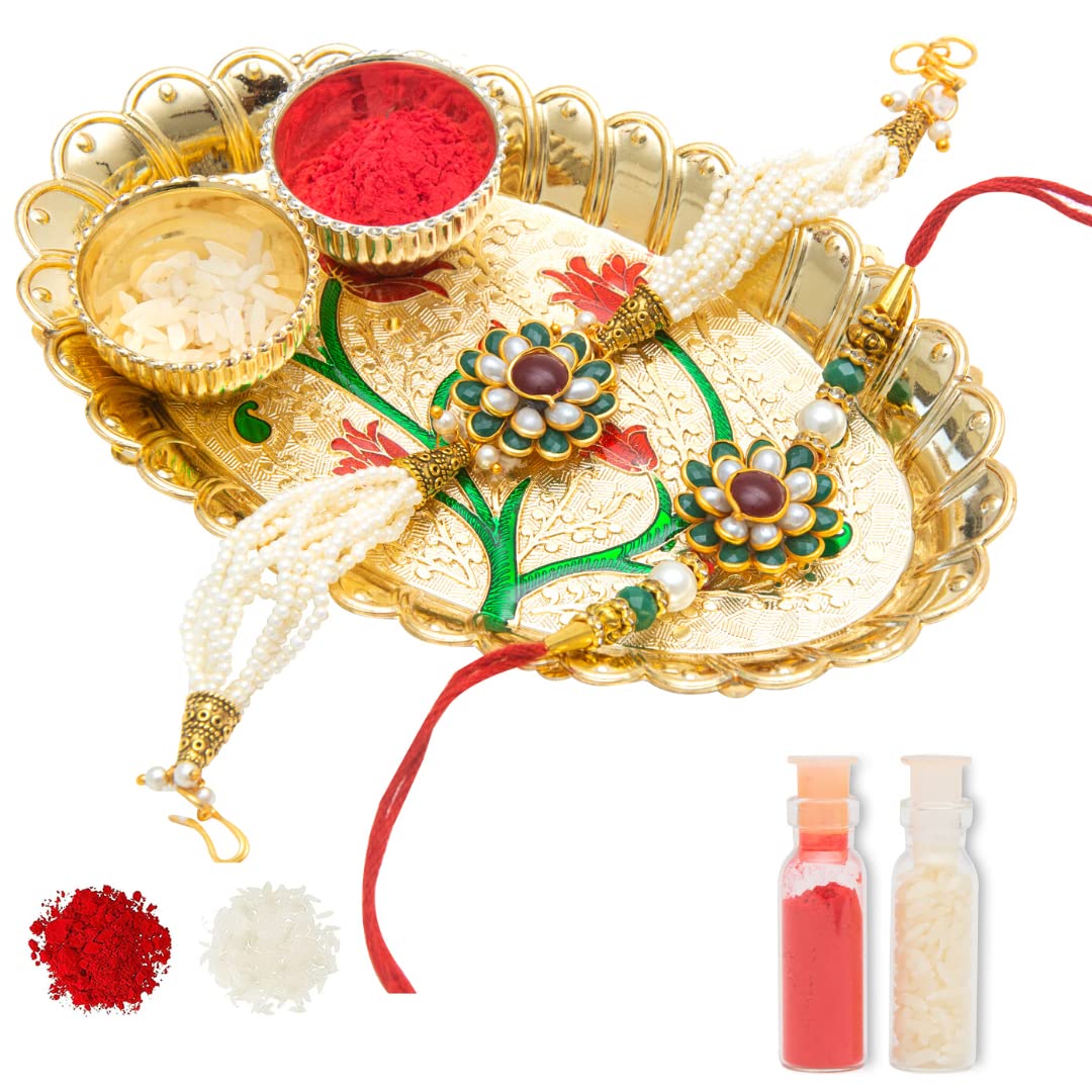 Art Affair Bhai & Bhabhi Rakhi With Plate, Multi-colored (B07FMLFSF5) Amazon Price History, Amazon Price Tracker