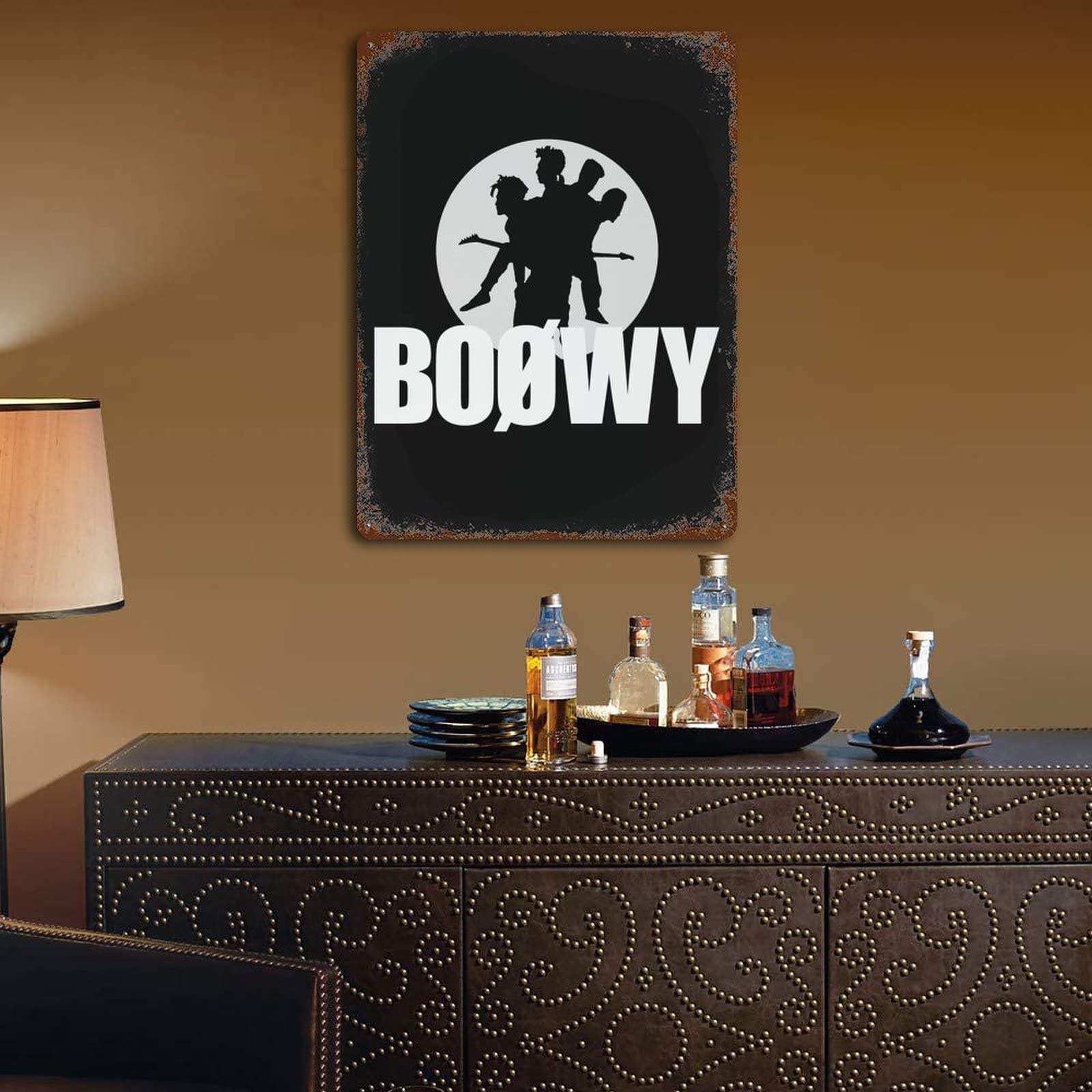 Amazon.co.jp: ボウイ Boowy Boøwy ブリキの看板 ヴィンテージ風 金属