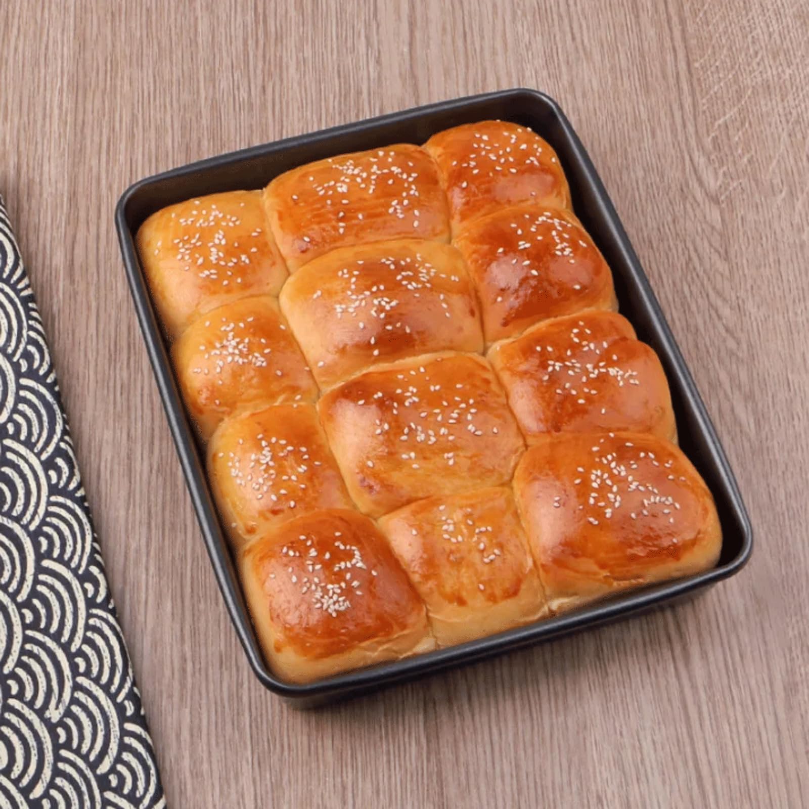 Packung mit 3 Größen, Karbonstahl, Küchenutensilien, Backblech, Kuchen-Backgeschirr, rechteckige Laib-Toast-Brotpfanne, antihaftbeschichtete Form